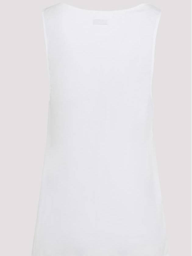 Semi See-through Henry Tank Top 790074Y227W - SAINT LAURENT - BALAAN 3