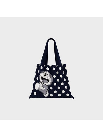 Doraemon Edition Poodle Bag Navy - PLEATSMAMA - BALAAN 1