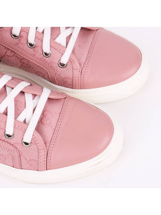 GG pattern pink high top sneakers 426186 - GUCCI - BALAAN 5