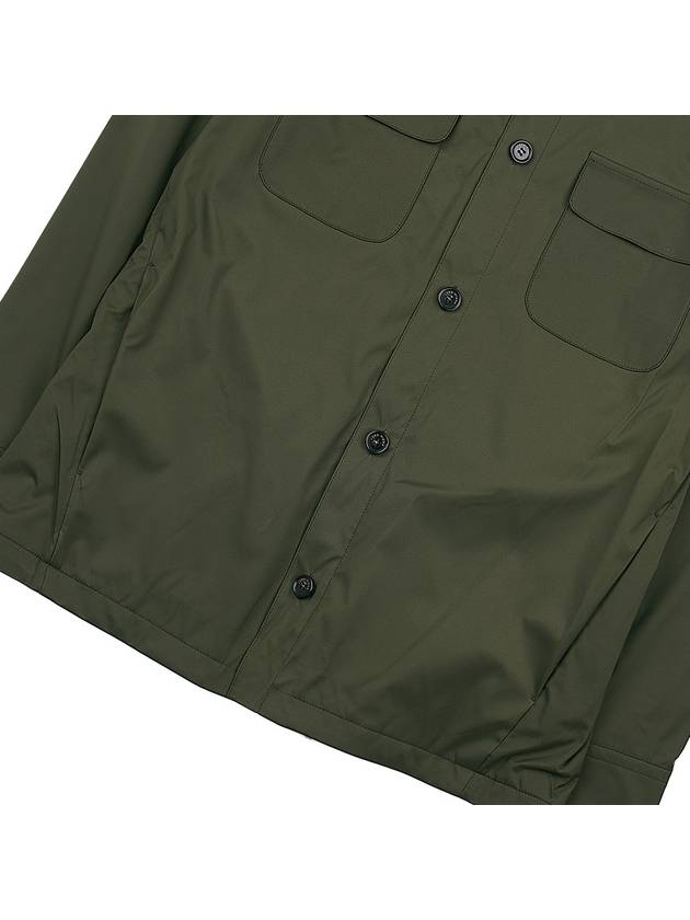 Windwish Overshirt Jacket Dark Green - LORO PIANA - BALAAN 9