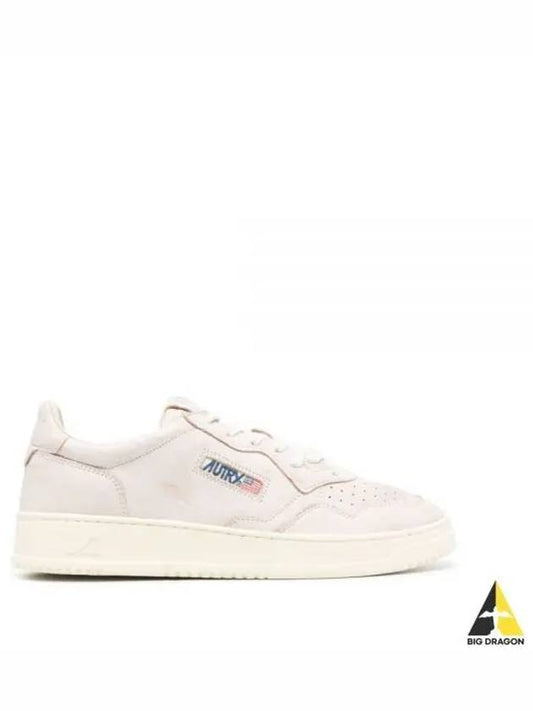 Medalist Leather Low-Top Sneakers White - AUTRY - BALAAN 2