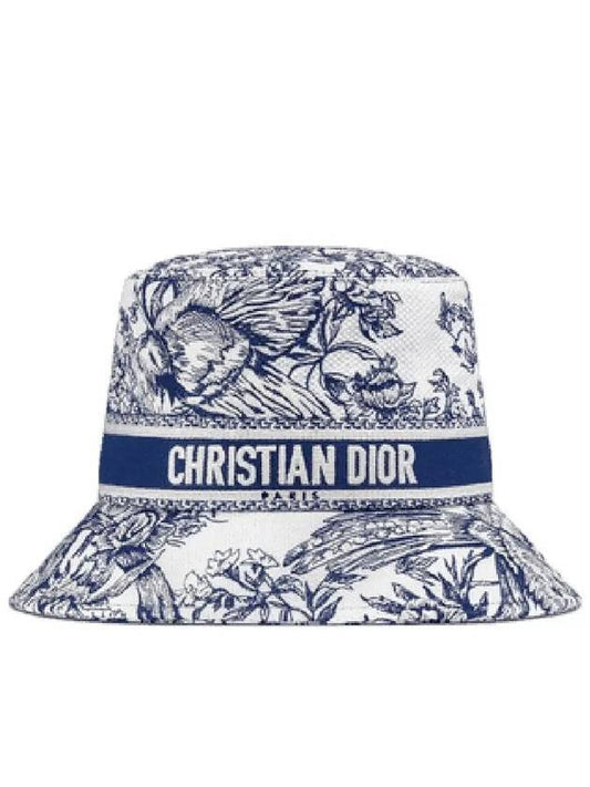 D Bobby Small Brim Bucket Hat Blue - DIOR - BALAAN 1