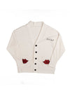 Lip pocket cardigan CA01 WHITE - PLA.Y_P - BALAAN 1