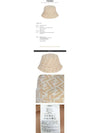 FF Jacquard Wool Silk Bucket Hat Beige - FENDI - BALAAN 3