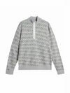 Nate JL Micro Bridge Jacquard Knit Top Grey - J.LINDEBERG - BALAAN 2