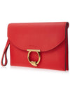 Gancini buckle clutch 21 H770 CANDY APPL 0749771 - SALVATORE FERRAGAMO - BALAAN 2