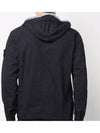 Wappen Patch Old Treatment Hooded Zip Up Up Navy - STONE ISLAND - BALAAN 5