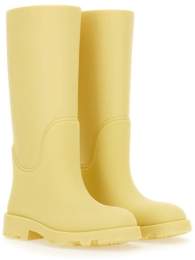 Marsh Long Rain Boots Beige - BURBERRY - BALAAN 4