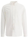 Men's Chemise Gregg Long Sleeve Shirt White - A.P.C. - BALAAN.