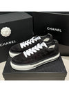 Men's Sneakers CC Point Suede Black - CHANEL - BALAAN 2