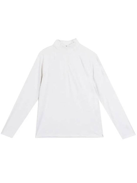 Men's Luxe Quarter Half Zip Layer Long Sleeve T-Shirt White - G/FORE - BALAAN 2