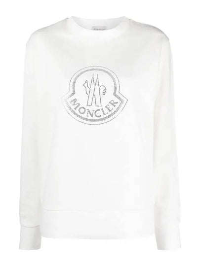 8G00053 899TR 033 Women’s White Sweatshirt - MONCLER - BALAAN 2