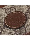 Interlocking G Card Case Beige Ebony Brown - GUCCI - BALAAN 7