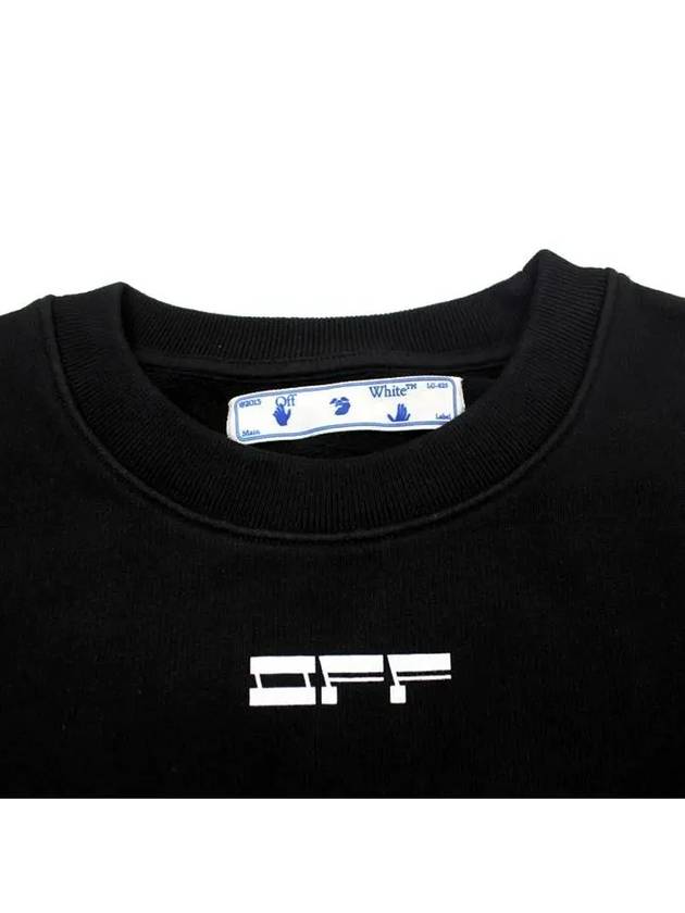 face logo sweatshirt black - OFF WHITE - BALAAN.