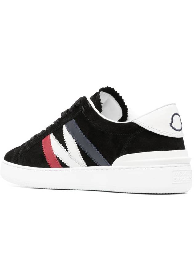 Monaco M Trainer Low Top Sneakers Black - MONCLER - BALAAN 4