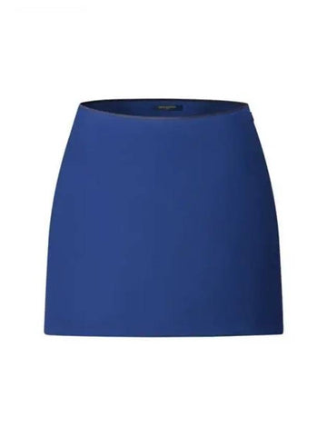 Bonded Jersey Mini Skirt Midnight Blue 1AGFD6 - LOUIS VUITTON - BALAAN 1