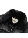 Laminar Ultralight Fake Fur Detail Padded Coat Black - HERNO - BALAAN.