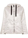 Greenh Water Repellent Hooded Padding White - MAX MARA - BALAAN 1