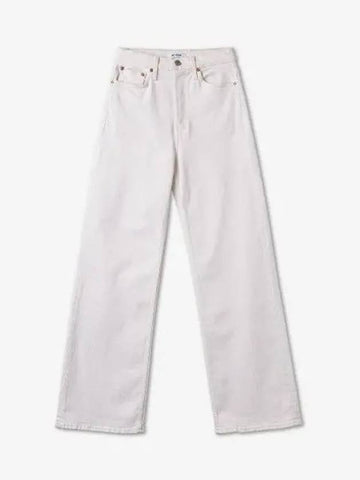 REDONE 70S Ultra High Rise Wide Denim Pants Vintage White 19303WUHRSWLVTWH - RE/DONE - BALAAN 1