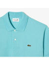 Men's Logo Classic Fit Cotton Short Sleeve Polo Shirt Blue - LACOSTE - BALAAN 6