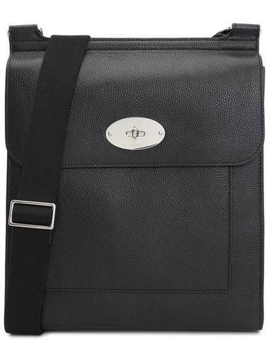 Antony Leather Messenger Bag Black - MULBERRY - BALAAN 1