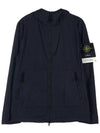 Crinkle Wappen Patch Hooded Jacket Navy - STONE ISLAND - BALAAN 11