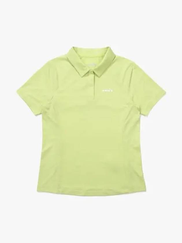 Diadora Performance Mesh Short Sleeve Collar Women LIME - DIADORA - BALAAN 1