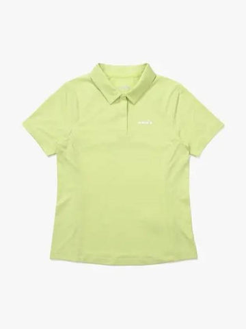 Diadora Performance Mesh Short Sleeve Collar Women LIME - DIADORA - BALAAN 1