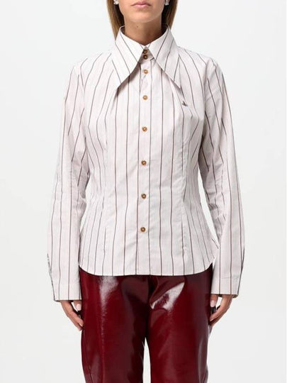 Violin Striped Shirt Beige - VIVIENNE WESTWOOD - BALAAN 2