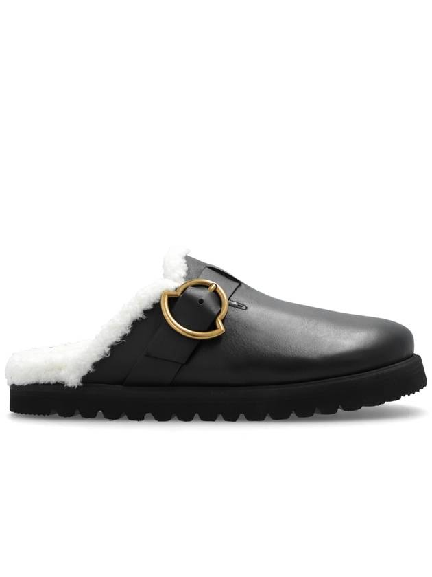 Leather Bell Mules Black - MONCLER - BALAAN 2