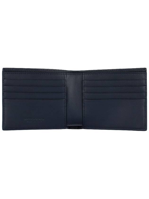 Intrecciato Leather Half Wallet Navy - BOTTEGA VENETA - BALAAN 6