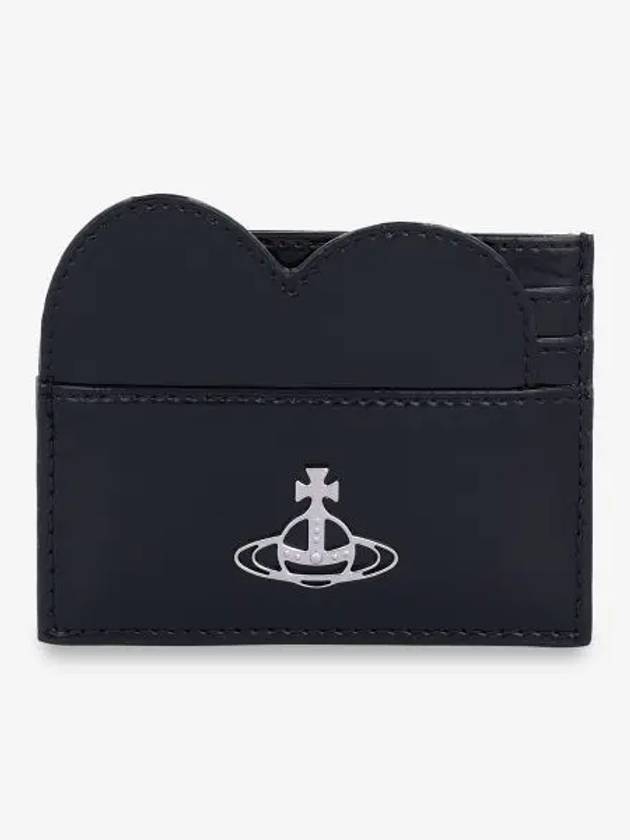 Heart Card Holder Black 5403000AWL001ON403 - VIVIENNE WESTWOOD - BALAAN 1