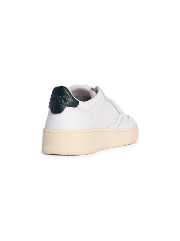 Autry 'Medalist Low' White Leather Sneakers - AUTRY - BALAAN 3