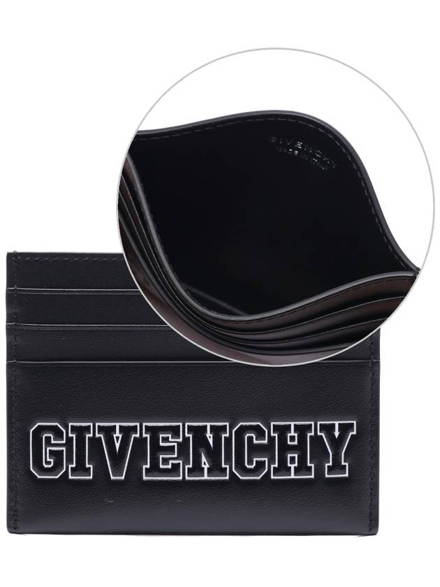 Embossed Logo Card Wallet Black - GIVENCHY - BALAAN 3