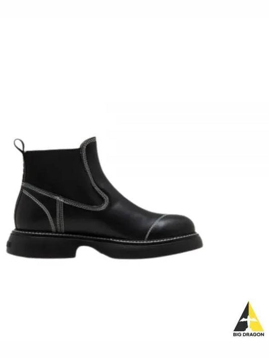 Everyday Low Chelsea Boots Black - GANNI - BALAAN 2