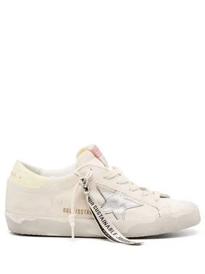 Superstar Canvas Low Top Sneakers Silver White - GOLDEN GOOSE - BALAAN 2