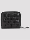 Glam Slam Leather Half Wallet Black - MAISON MARGIELA - BALAAN 3