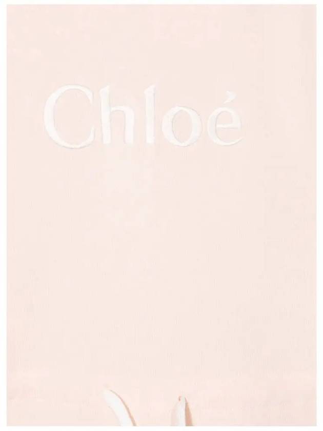 Kids Women s Logo Embroidered Dress Pink C12874 45F - CHLOE - BALAAN 4