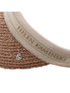 Women s Bianca Visor Hat HAT50265 NOUGAT NATURAL LOGO - HELEN KAMINSKI - BALAAN 8