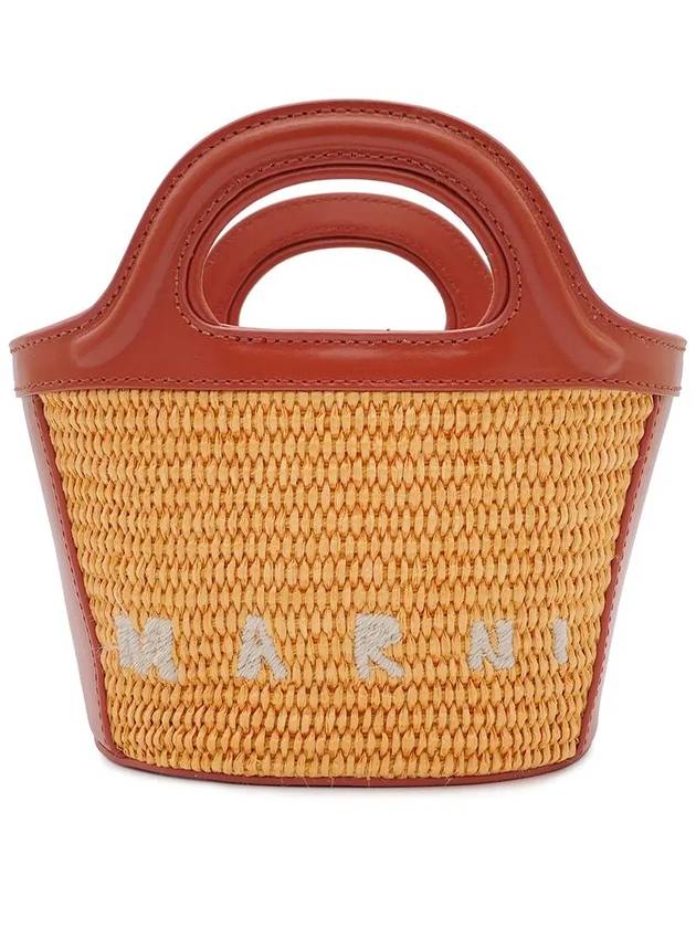 Rattan Micro Tropicalia Cross Bag Orange - MARNI - BALAAN 2