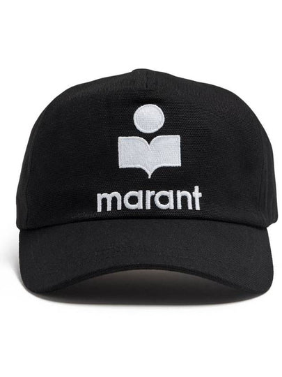 Tyron Logo Cotton Ball Cap Black - ISABEL MARANT - BALAAN 2