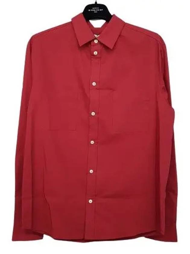 Eleven Archives Back Logo Long Sleeve Shirt Deep Red - IH NOM UH NIT - BALAAN 2