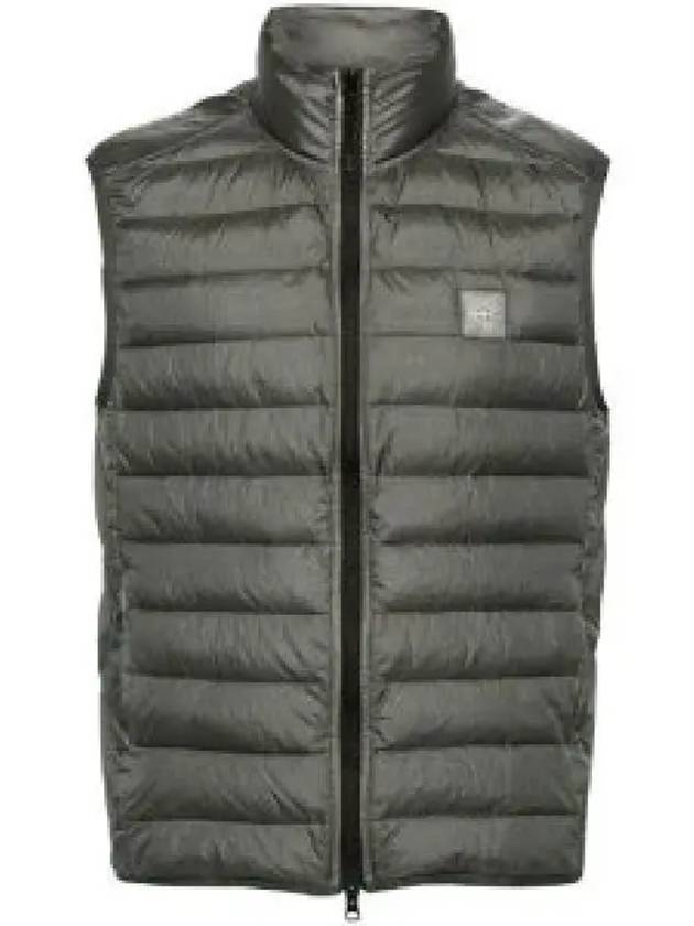 Chamber R Nylon Down Vest Musk Green - STONE ISLAND - BALAAN 2