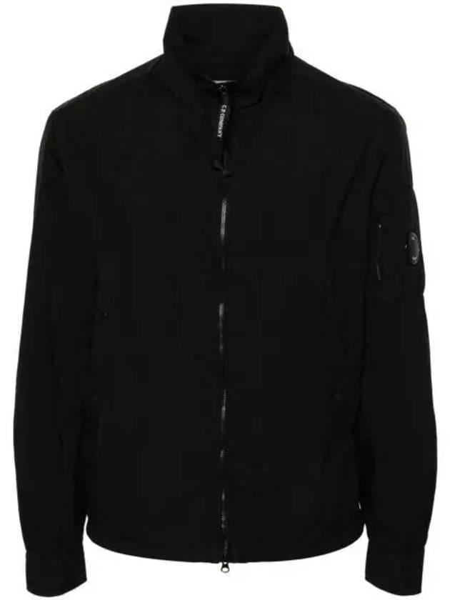 Tylon L Zipper Long Sleeve Shirt Black - CP COMPANY - BALAAN 2