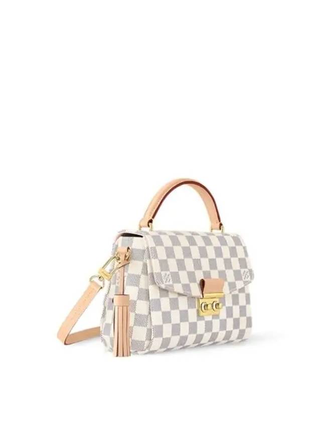 Croisette Damier Azur Cross Bag Cream - LOUIS VUITTON - BALAAN 4