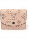 M67499 Magnolia Pink Mahina Leather Iris XS Wallet Half - LOUIS VUITTON - BALAAN 1