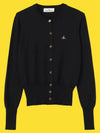 All sizes Bea cardigan cashmere cotton black 1803002P - VIVIENNE WESTWOOD - BALAAN 7