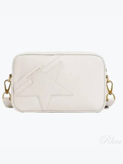 Star Leather Cross Bag White - GOLDEN GOOSE - BALAAN 2