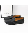 Micro Sima Driving Shoes Black - GUCCI - BALAAN 5