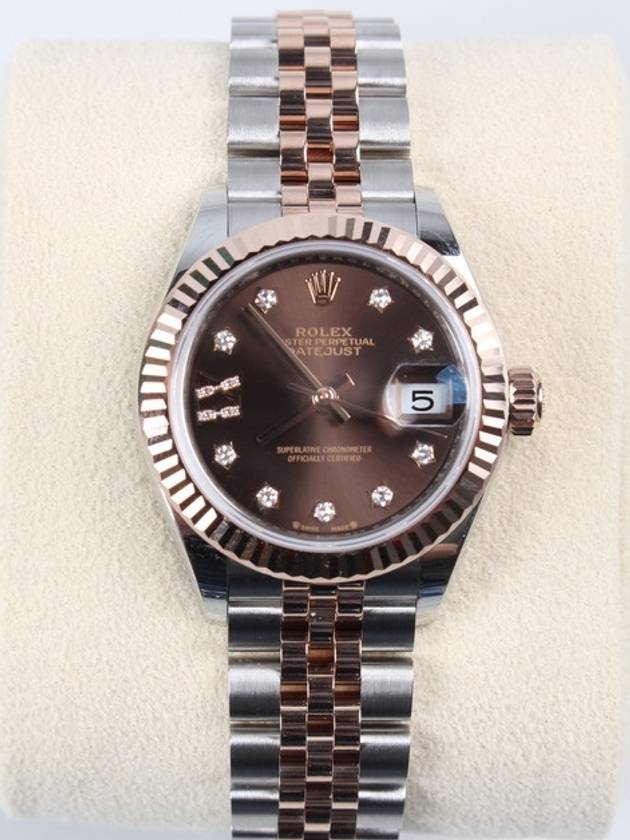 Rolex Datejust Combi Choco Board 10P Star Diamond 24 Years - ROLEX - BALAAN 1